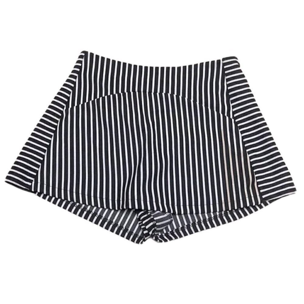 🆕 DONT ASK WHY MADE IN ITALY Striped Panel Skort Size Small
